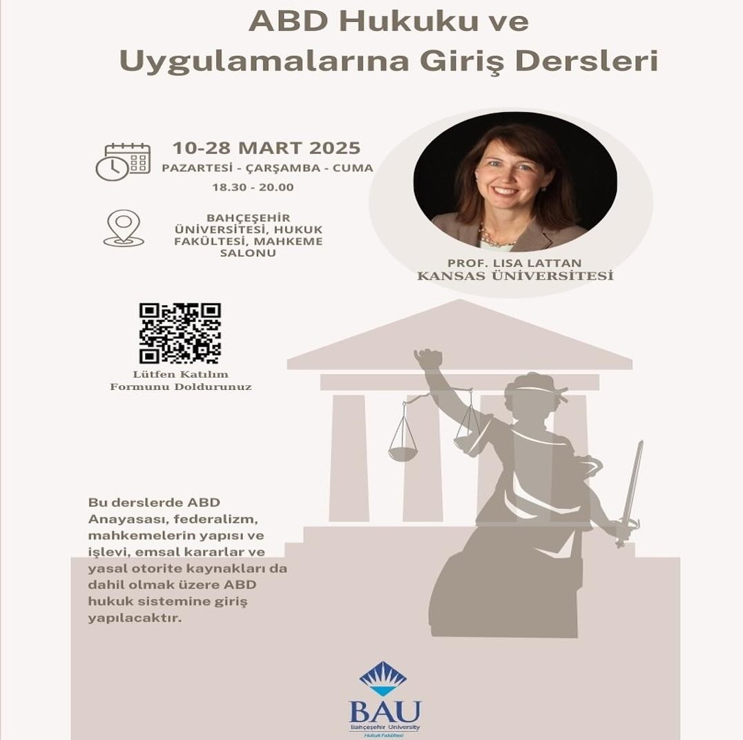 ABD Hukuku ve Uygulamalarına Giriş Dersleri